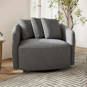 Beautiful by Drew Barrymore Drew Chair (Charcoal Boucle)