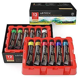 0.4-Oz ARTEZA Watercolor Paint Set