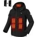 Gozvrpu 7-Zone Electric Heated Jacket with 2x 10000mAh Batteries