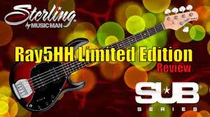 StingRay Ray5HH Limited-Edition 5-String Bass Guitar Ruby Red Burst Satin