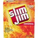 Slim Jim Original 44oz Keto Friendly Smoked Meat Sticks (100-Count)