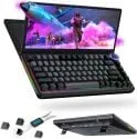 K3 13" 1920x720 Touch Portable Monitor & Mechanical Keyboard w/ SSD Expansion, USB Hub