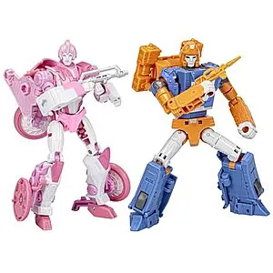 Transformers Toys Legacy Evolution War Dawn Deluxe Cybertronian Erial and Dion (SDCC 2023 Exclusive)