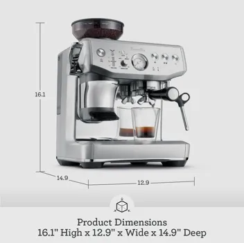 Barista Express Impress Espresso Machine,BES876BSS