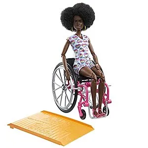 Barbie Fashionistas Doll #194 with Wheelchair and Ramp