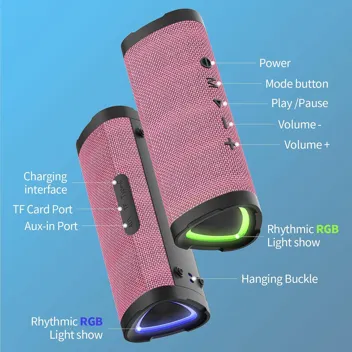 V40 24W Waterproof Portable Bluetooth 5.0 Speaker