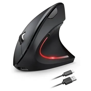 Ergonomic Mouse, Rechargeable Vertical Ergo Mouse Wireless 13