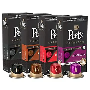 40-Count Espresso Variety Pack Aluminum Coffee Pods (Nespresso Original Line)