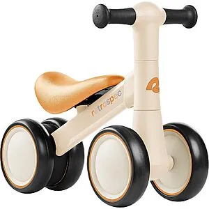 Cricket Toddler Baby Walker Balance Bike w/ 4 Wheels (Various Colors)