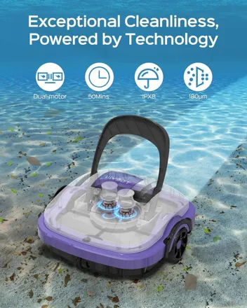 Wybot WY1102 Cordless Dual Motor Robotic Pool Cleaner