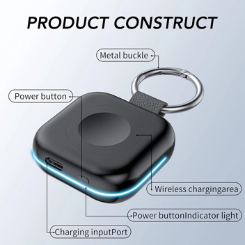 Huoto 1200mAh Wireless Magnetic iWatch Charger