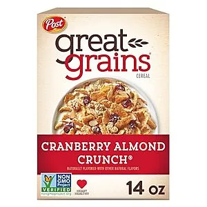 [S&S]: 14-Oz Cranberry Almond Crunch Cereal