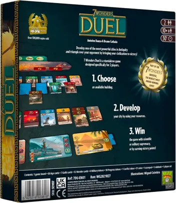 7 Wonders Duel Players Strategy Board Game