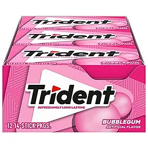 [S&S]: 14-Piece Trident Sugar Free Gum