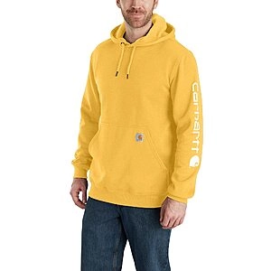 Carhartt Loose Fit Midweight Logo Sleeve Graphic Hoodie Sweater (Sundance Heather)