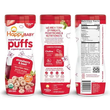 Happy Baby Organic Superfood Puffs