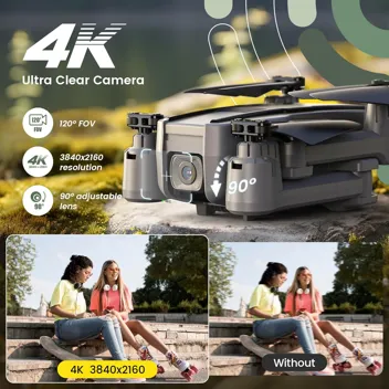 HS440D 4K GPS Foldable Camera Drone (Under 249g)