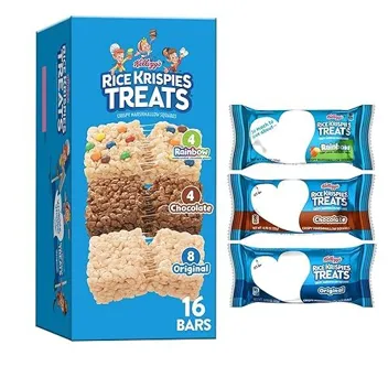 Rice Krispies Treats Crispy Marshmallow 12.1oz Snack Bars Variety Pack (16-Count)