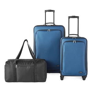 3-Piece Protocol Teton Softside Luggage Set (3 colors)