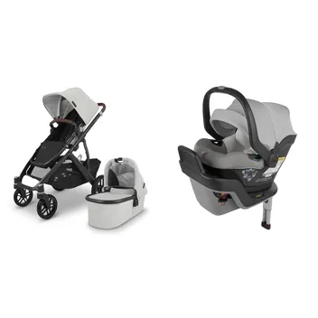 UPPAbaby Vista V2 Stroller & Mesa Max Car Seat Bundle (Greyson Color)