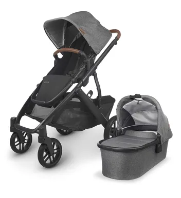 UPPAbaby Vista V2 Stroller & Mesa Max Car Seat Bundle (Greyson Color)