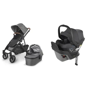 UPPAbaby Vista V2 Stroller & Mesa Max Car Seat Bundle (Greyson Color)