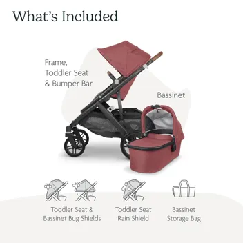 UPPAbaby Vista V2 Stroller & Mesa Max Car Seat Bundle (Greyson Color)