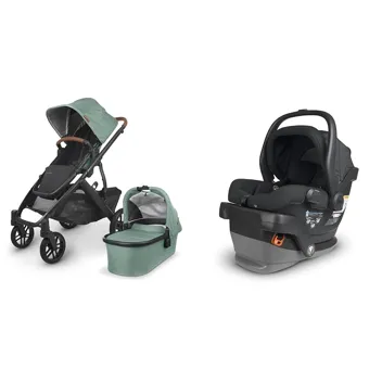 UPPAbaby Vista V2 Stroller & Mesa Max Car Seat Bundle (Greyson Color)