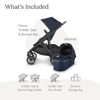 UPPAbaby Vista V2 Stroller & Mesa Max Car Seat Bundle (Greyson Color)