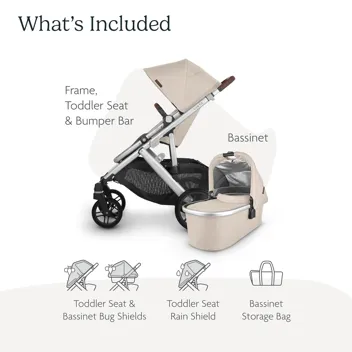 UPPAbaby Vista V2 Stroller & Mesa Max Car Seat Bundle (Greyson Color)