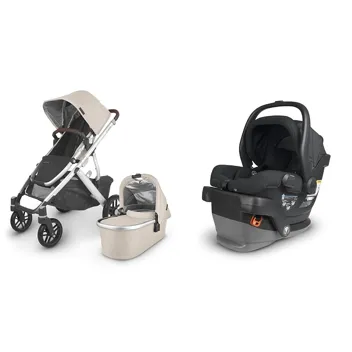 UPPAbaby Vista V2 Stroller & Mesa Max Car Seat Bundle (Greyson Color)