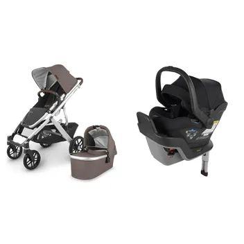 UPPAbaby Vista V2 Stroller & Mesa Max Car Seat Bundle (Greyson Color)