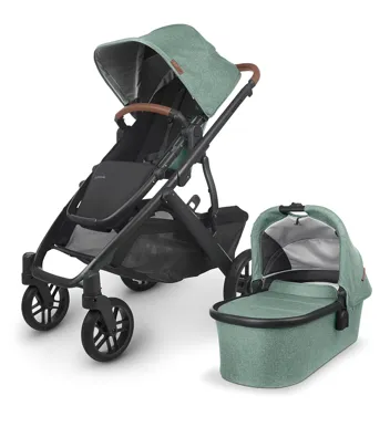 UPPAbaby Vista V2 Stroller & Mesa Max Car Seat Bundle (Greyson Color)