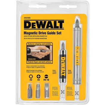 Screwdriving Bit Set with Magnetic Drive Guide (7-Piece)