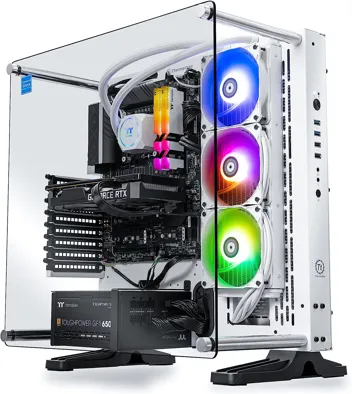 Thermaltake Arctic i360T R4 AIO Intel Core i5-12600KF Liquid Cooled Gaming Desktop with GeForce RTX 3060 Ti Graphics