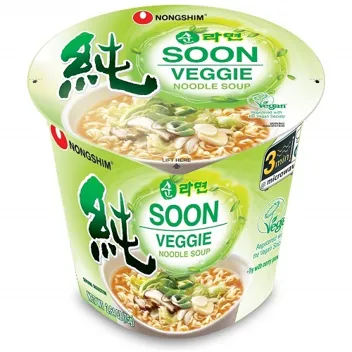 NongShim Soon Veggie Cup Noodle Soup (2.6oz, )