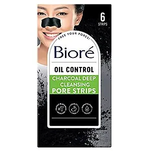 [S&S]: 6-Count Charcoal Deep Cleansing Pore Strips