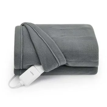 50"x60" Throw Fleece Electric Heated Blanket