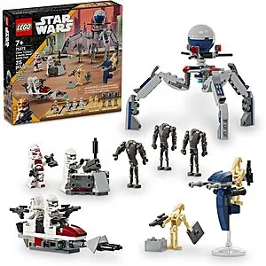 215-Piece Star Wars Clone Trooper & Battle Droid Battle Pack (75372)