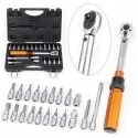 Cartman 1/4" Drive Click Torque Wrench Set (20-240lb in)