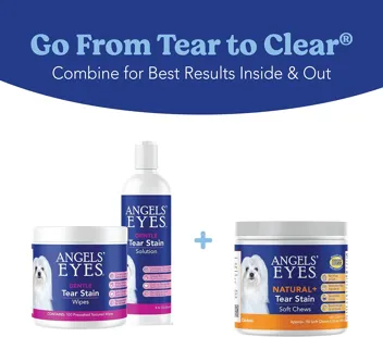 Angels’ Eyes Natural Tear Stain Prevention Soft Chews for Dogs