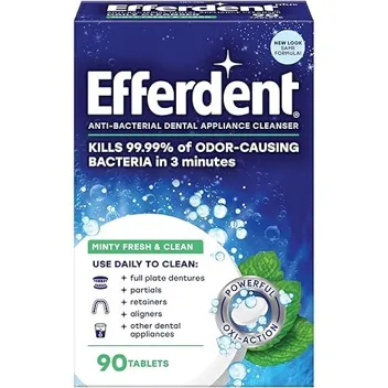 Efferdent Retainer Cleaning Tablets (90-Tablets)
