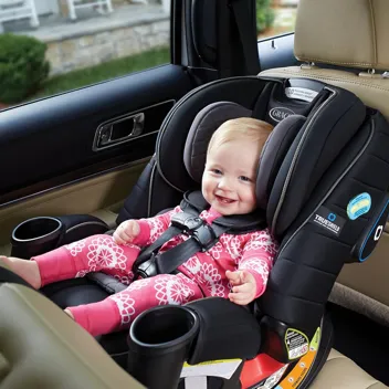 4Ever DLX 4-in-1 Convertible Car Seat (2 Colors)