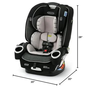 4Ever DLX 4-in-1 Convertible Car Seat (2 Colors)