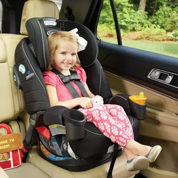 4Ever DLX 4-in-1 Convertible Car Seat (2 Colors)