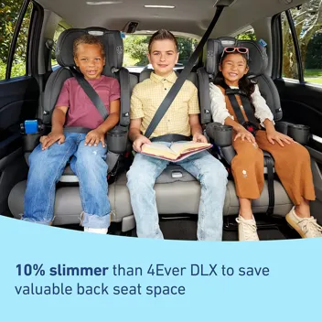 4Ever DLX 4-in-1 Convertible Car Seat (2 Colors)