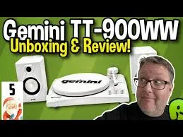 TT-900WW Vinyl Record Player With Bluetooth and Dual Stereo Speakers White