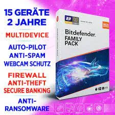 2-Year Bitdefender Family 2024 Security Software (15 Devices; Digital Download)