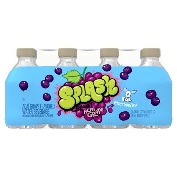 16-Oz Splash Blast Flavored Water Beverage (Acai Grape)