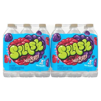 16-Oz Splash Blast Flavored Water Beverage (Acai Grape)